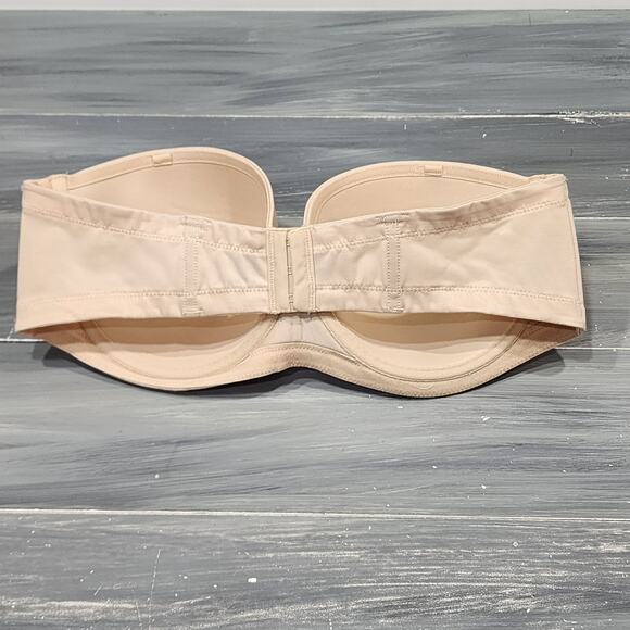 Wacoal Bra 40D Red Carpet Full Figure Underwire Strapless Bra 854119 No Straps - Picture 2 of 7